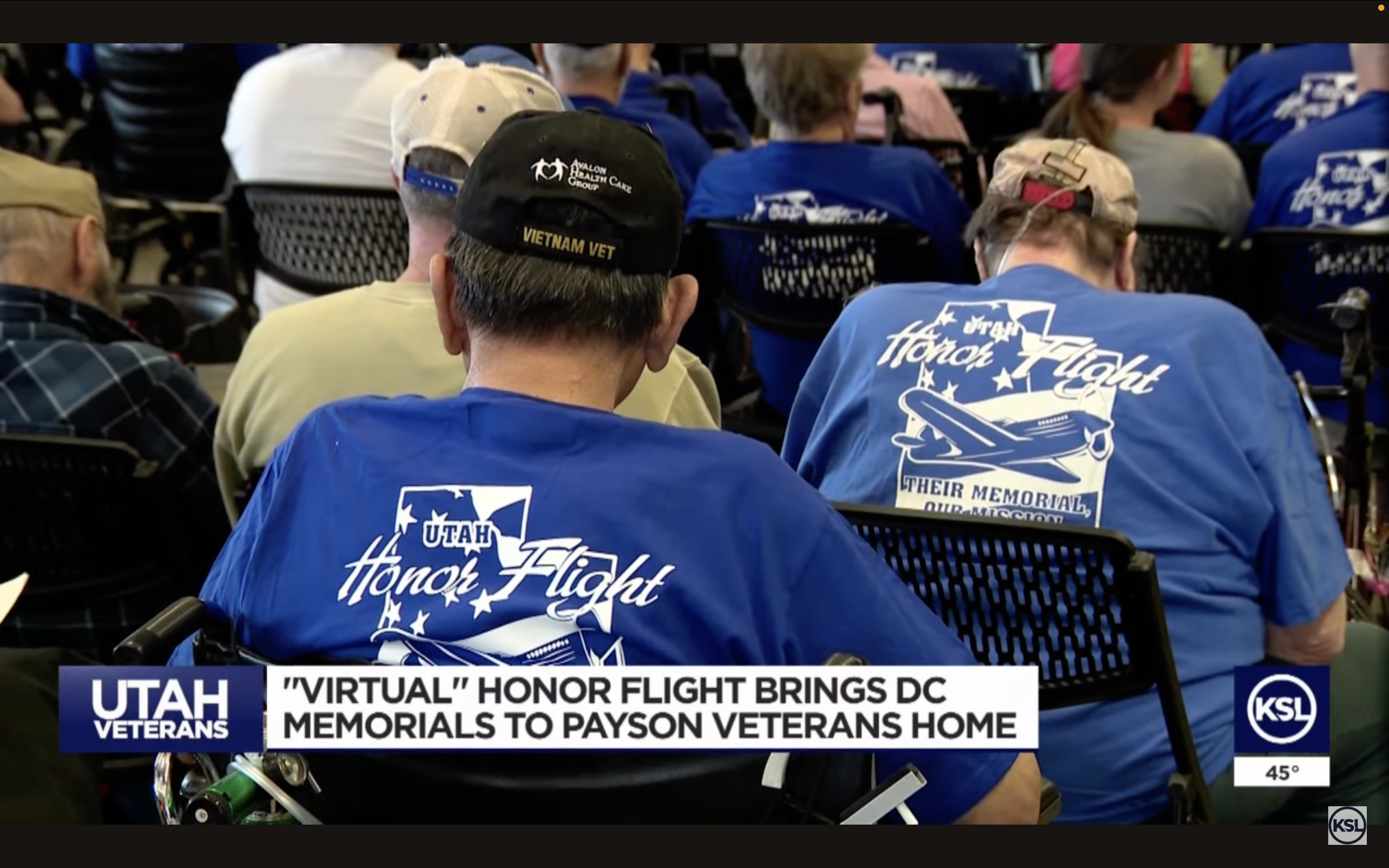 Featured image for “Utah Honor Flight brings ‘virtual flight’ experience to veterans in Payson”