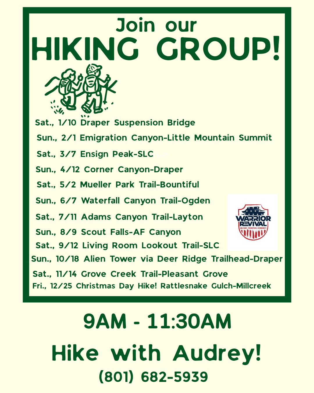 Hiking Group Flyer